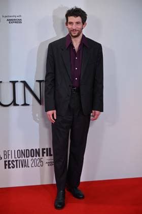 The History of Sound Gala at 69th BFI London Film Festival??????? LONDON, UNITED KINGDOM - OCTOBER 18: British actor Josh O’ Connor attends the premiere of The History of Sound during the 69th BFI London Film Festival at the Royal Festival Hall in London, United Kingdom on October 18, 2025. Rasid Necati Aslim Anadolu London United Kingdom. Editorial use only. Please get in touch for any other usage.  Copyright: x2025xAnadoluxRasidxNecatixAslimx