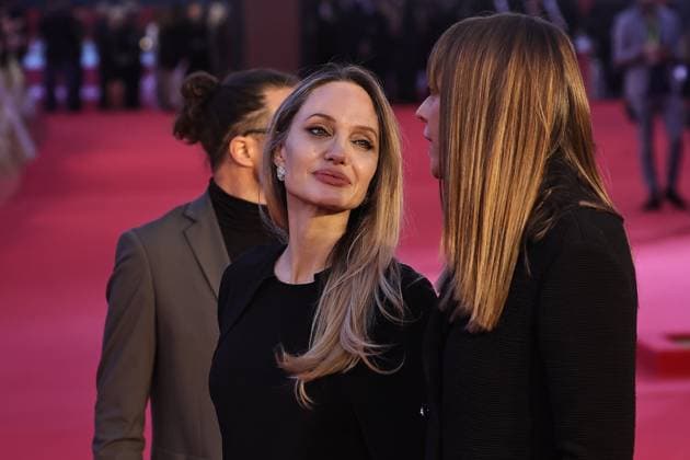 October 18 2025 - Actress and producer ANGELINA JOLIE on the red carpet of the Rome Film Festival for the movie by director Alice Winocour. . EvandroInetti_via ZUMA Wire Rome Italy - ZUMAi15_ 20251018_zaf_i15_036 Copyright: xEvandroxInettix