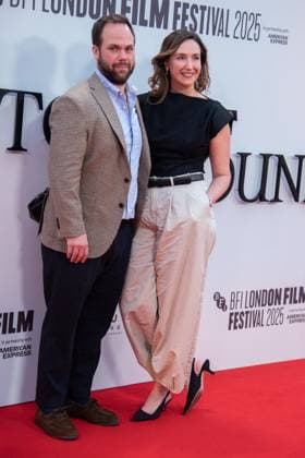 The History of Sound Headline Gala at the 69th BFI London Film Festival at The Royal Festival Hall - 18 Oct 2025 Andrew Kortschak (L) attends The History of Sound Headline Gala at the 69th BFI London Film Festival at The Royal Festival Hall. London United Kingdom Copyright: xLoredanaxSangiulianox xSOPAxImagesx LSangiuliano-8400