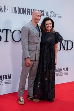 The History of Sound Headline Gala at the 69th BFI London Film Festival at The Royal Festival Hall - 18 Oct 2025 Director Oliver Hermanus and Thérèsa Ryan attend The History of Sound Headline Gala at the 69th BFI London Film Festival at The Royal Festival Hall. London United Kingdom Copyright: xLoredanaxSangiulianox xSOPAxImagesx LSangiuliano-8468