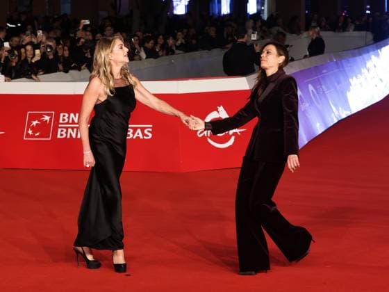 Rome Cinema Fest 2025, evening 4 - Red carpet film Fuori la verità . In the photo Claudia Gerini, Claudia Pandolfi  Copyright: xMarcoxProvvisionatox xipa-agency.netx xDxAvanzo Provvisionatox IPA_Agency_IPA66759168