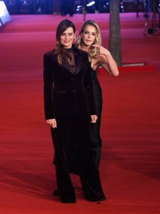 Rome Cinema Fest 2025, evening 4 - Red carpet film Fuori la verità . In the photo Claudia Gerini, Claudia Pandolfi  Copyright: xMarcoxProvvisionatox xipa-agency.netx xDxAvanzo Provvisionatox IPA_Agency_IPA66759146