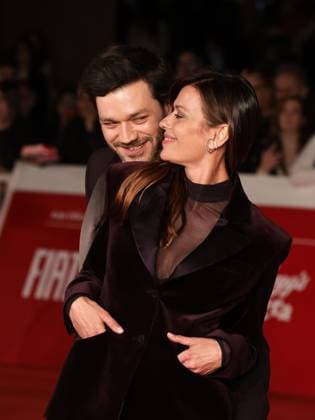 Rome Cinema Fest 2025, evening 4 - Red carpet film Fuori la verità . Pictured: Lorenzo Richelmy, Claudia Pandolfi  Copyright: xMarcoxProvvisionatox xipa-agency.netx xDxAvanzo Provvisionatox IPA_Agency_IPA66759269