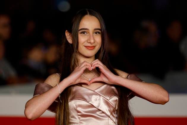 October 18, 2025, Rome, ITALY: Palestinian actor Wardi Eilabouni arrives for the screening of the movie ˜Palestine 36™ at the 20th annual Rome International Film Fest in Rome, Italy, 18 October 2025. The Festa del Cinema di Roma runs from 15 to 26 October 2025. ANSA FABIO FRUSTACI. Rome ITALY  - ZUMAa110 20251018_zaf_a110_061 Copyright: xFabioxFrustacix