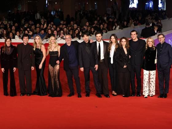 Rome Cinema Fest 2025, evening 4 - Red carpet film Fuori la verità . Pictured are Claudia Gerini, Claudio Amendola, Claudia Pandolfi, Davide Minnella, Leo Gassmann and the cast.  Copyright: xMarcoxProvvisionatox xipa-agency.netx xDxAvanzo Provvisionatox IPA_Agency_IPA66759245