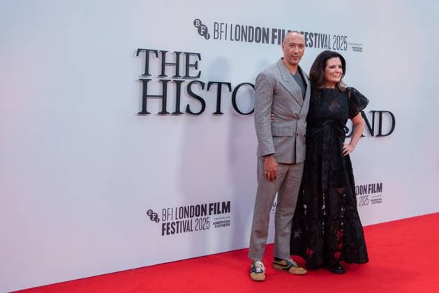 October 18, 2025, London, United Kingdom: Director Oliver Hermanus and ThÃ resa Ryan attend The History of Sound Headline Gala at the 69th BFI London Film Festival at The Royal Festival Hall. London United Kingdom - ZUMAs197 20251018_aaa_s197_187 Copyright: xLoredanaxSangiulianox