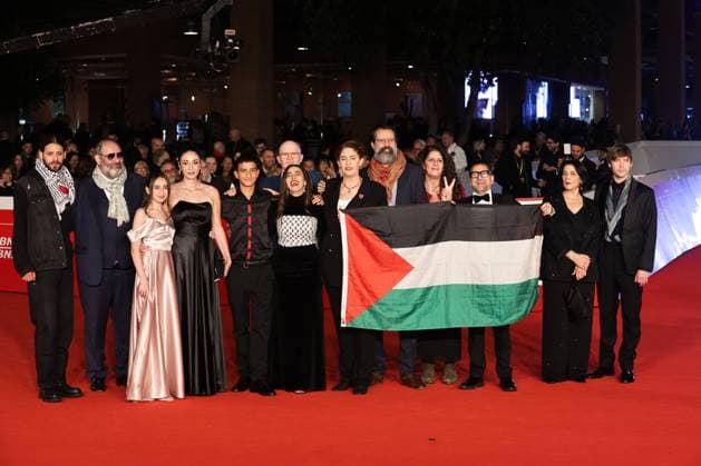 Rome Cinema Fest 2025, evening 4 - Red carpet screening of the film Palestine 36. Pictured: The cast.  Copyright: xMarcoxProvvisionatox xipa-agency.netx xDxAvanzo Provvisionatox IPA_Agency_IPA66763758