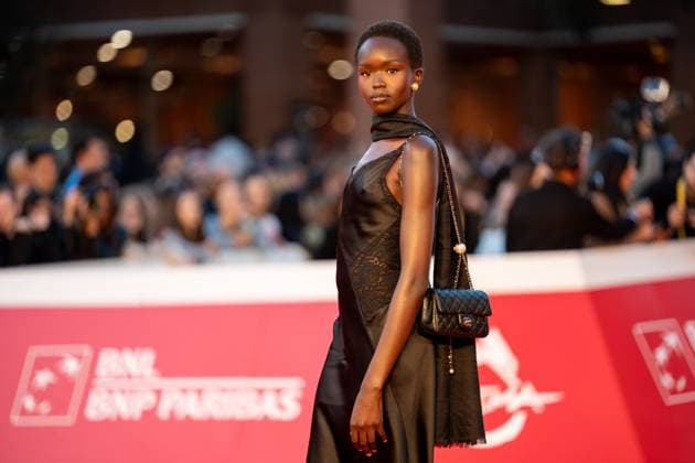 Couture - Red Carpet - The 20th Rome Film Festival Anyier Anei attends the Couture red carpet during the 20th Rome Film Festival at Auditorium Parco Della Musica in Rome, Italy, on October 18, 2025. Rome Italy  Copyright: xLucaxCarlinox originalFilename: carlino-notitle251018_npyVF.jpg
