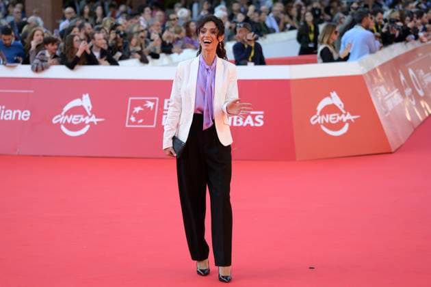 Non essere cattivo red carpet in Rome, Italy - 18 Oct 2025 Roberta Mattei attends the red carpet of movie Non essere cattivo during the Rome Film Fest 2025 at Auditorium Parco della Musica. Rome Italy Copyright: xMarioxCartellix xSOPAxImagesx _DSC7310