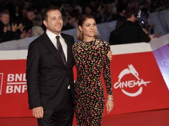 Rome, Italy: Rome Cinema Fest 2025, day 4, red carpet for the film The Eyes of Others. Pictured: Andrea De Sica, guest Rome Italy  - ZUMAp169 20251018_zea_p169_1787 Copyright: xMarcoxProvvisionatox