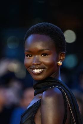 Anyier Anei attends the Couture red carpet during the 20th Rome Film Festival at Auditorium Parco della Musica in Rome (Italy), October 18, 2025. andreaxstaccioli