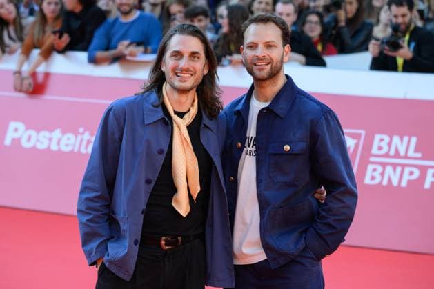 October 18, 2025, Rome, Italy: Luca Marinelli and Alessandro Borghi attend the Non essere cattivo red carpet during the 20th Rome Film Festival at Auditorium Parco della Musica in Rome (Italy), October 18, 2025. Rome Italy  - ZUMAi110 20251018_zna_i110_112 Copyright: xAndreaxStacciolix