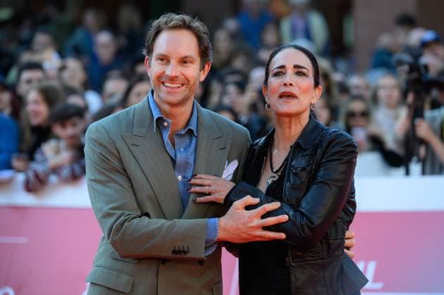 October 18, 2025, Rome, Italy: Marco Colombo and Randi Ingerman attend the Non essere cattivo red carpet during the 20th Rome Film Festival at Auditorium Parco della Musica in Rome (Italy), October 18, 2025. Rome Italy  - ZUMAi110 20251018_zna_i110_098 Copyright: xAndreaxStacciolix