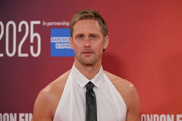PILLION Gala at 69th BFI London Film Festival LONDON, UNITED KINGDOM - OCTOBER 18: Alexander Skarsgard attends the UK premiere of PILLION during the 69th BFI London Film Festival at the Royal Festival Hall in London, United Kingdom on October 18, 2025. Rasid Necati Aslim Anadolu London United Kingdom. Editorial use only. Please get in touch for any other usage.  Copyright: x2025xAnadoluxRasidxNecatixAslimx