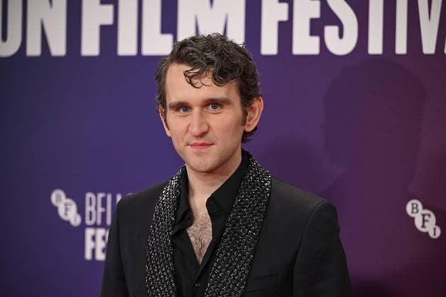 PILLION Gala at 69th BFI London Film Festival LONDON, UNITED KINGDOM - OCTOBER 18: Harry Melling attends the UK premiere of PILLION during the 69th BFI London Film Festival at the Royal Festival Hall in London, United Kingdom on October 18, 2025. Rasid Necati Aslim Anadolu London United Kingdom. Editorial use only. Please get in touch for any other usage.  Copyright: x2025xAnadoluxRasidxNecatixAslimx
