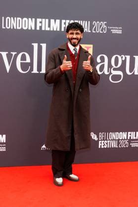 Premiere of Nouvelle Vague, BFI London Film Festival, London, UK, 18 October 2025. Omar Elsarrag - BFI London Film Festival - Red carpet - Premiere of Nouvelle Vague - London, UK on 18th October 2025, Credit:Manuela Langotsch Avalon United Kingdom, London, Royal Festival Hall  Copyright: xManuelaxLangotschx xAvalonx 1046544187