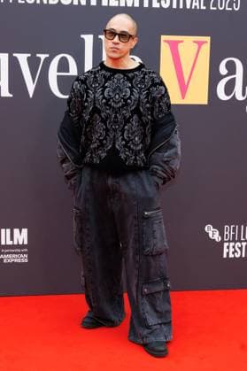 Premiere of Nouvelle Vague, BFI London Film Festival, London, UK, 18 October 2025. Sam Yo - BFI London Film Festival - Red carpet - Premiere of Nouvelle Vague - London, UK on 18th October 2025, Credit:Manuela Langotsch Avalon United Kingdom, London, Royal Festival Hall  Copyright: xManuelaxLangotschx xAvalonx 1046544281