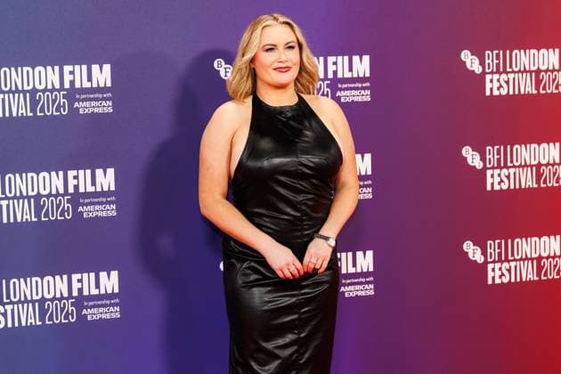 UK Premiere of Pillion, BFI London Film Festival, Royal Festival Hall, London, UK, 18 October 2025. Jodie McCallum - BFI London Film Festival - Red carpet - UK Premiere of Pillion - Royal Festival Hall in London, UK on 18th October 2025, Credit:Manuela Langotsch Avalon United Kingdom, London, Royal Festival Hall  Copyright: xManuelaxLangotschx xAvalonx 1046544970