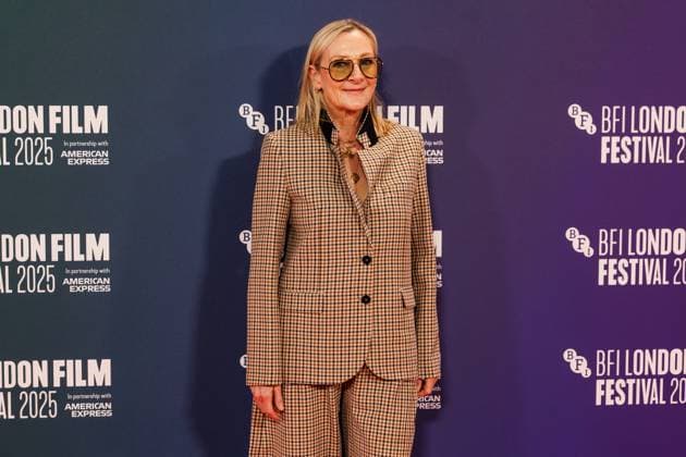 UK Premiere of Pillion, BFI London Film Festival, Royal Festival Hall, London, UK, 18 October 2025. Lesley Sharp - BFI London Film Festival - Red carpet - UK Premiere of Pillion - Royal Festival Hall in London, UK on 18th October 2025, Credit:Manuela Langotsch Avalon United Kingdom, London, Royal Festival Hall  Copyright: xManuelaxLangotschx xAvalonx 1046545055