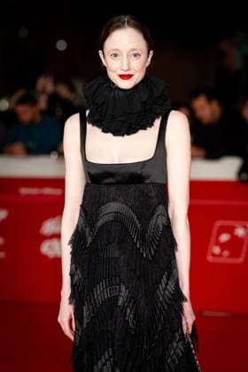 Good Boy red carpet during the 20th Rome Film Festival at Auditorium Parco Della Musica in Rome, Italy on 19 October 2025. Andrea Riseborough attends the Good Boy red carpet during the 20th Rome Film Festival at Auditorium Parco Della Musica in Rome, Italy on 19 October 2025., Credit:Stefano Costantino TTL Avalon Italy, Rome  Copyright: xStefanoxCostantinoxTTLx xAvalonx 1046733182