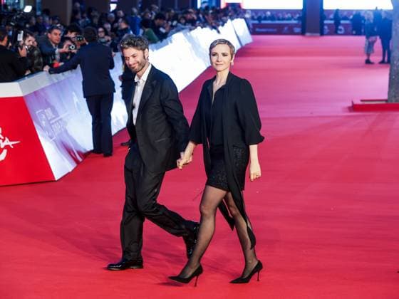 Roma Cinema Fest 2025, evening 5 - Red carpet film The Counterfeiter. Pictured: Stefano Lodovichi, Camilla Filippi  Copyright: xMarcoxProvvisionatox xipa-agency.netx xDxAvanzo Landi Provvisionatox IPA_Agency_IPA66818246