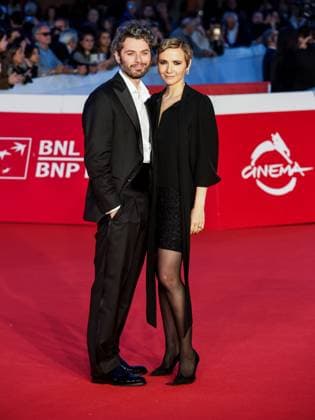 Roma Cinema Fest 2025, evening 5 - Red carpet film The Counterfeiter. Pictured: Stefano Lodovichi, Camilla Filippi  Copyright: xMarcoxProvvisionatox xipa-agency.netx xDxAvanzo Landi Provvisionatox IPA_Agency_IPA66818261