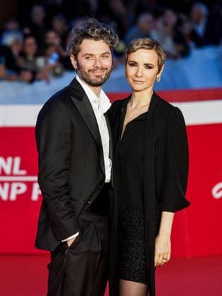 Roma Cinema Fest 2025, evening 5 - Red carpet film The Counterfeiter. Pictured: Stefano Lodovichi, Camilla Filippi  Copyright: xMarcoxProvvisionatox xipa-agency.netx xDxAvanzo Landi Provvisionatox IPA_Agency_IPA66818265