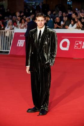 Roma Cinema Fest 2025, evening 5 - Red carpet film The Counterfeiter. Pictured: Mattia Carrano.  Copyright: xMarcoxProvvisionatox xipa-agency.netx xDxAvanzo Landi Provvisionatox IPA_Agency_IPA66819068