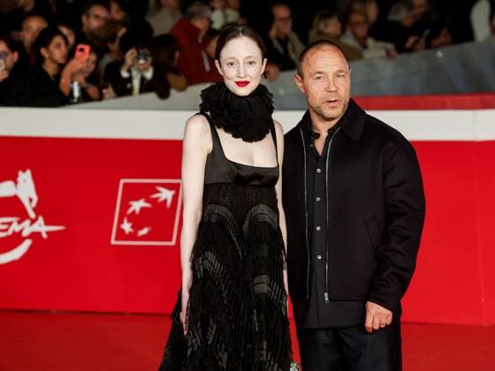 Roma Cinema Fest 2025, evening 5 - Red carpet film Good Boy In the photo: Andrea Riseborough, Stephen Graham  Copyright: xMarcoxProvvisionatox xipa-agency.netx xDxAvanzo Landi Provvisionatox IPA_Agency_IPA66820259