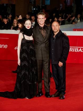 Roma Cinema Fest 2025, evening 5 - Red carpet film Good Boy In the photo: Andrea Riseborough Anson Boon Stephen Graham  Copyright: xMarcoxProvvisionatox xipa-agency.netx xDxAvanzo Landi Provvisionatox IPA_Agency_IPA66820289