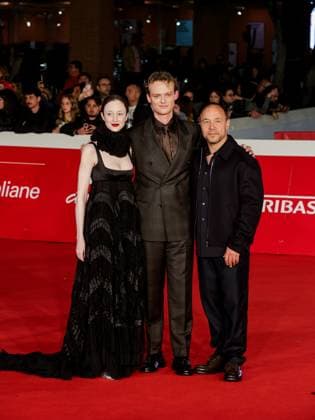 Roma Cinema Fest 2025, evening 5 - Red carpet film Good Boy In the photo: Andrea Riseborough Anson Boon Stephen Graham  Copyright: xMarcoxProvvisionatox xipa-agency.netx xDxAvanzo Landi Provvisionatox IPA_Agency_IPA66820291