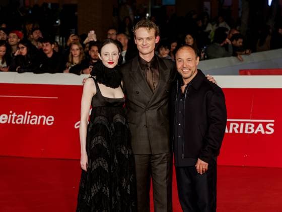 Roma Cinema Fest 2025, evening 5 - Red carpet film Good Boy In the photo: Andrea Riseborough Anson Boon Stephen Graham  Copyright: xMarcoxProvvisionatox xipa-agency.netx xDxAvanzo Landi Provvisionatox IPA_Agency_IPA66820294