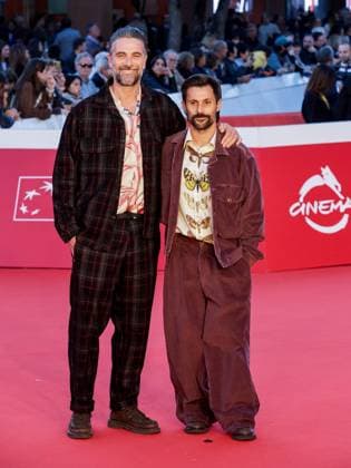 Roma Cinema Fest 2025, evening 5 - Red carpet film The Counterfeiter. Pictured: Luca Calvani and Alessandro Franchini.  Copyright: xMarcoxProvvisionatox xipa-agency.netx xDxAvanzo Landi Provvisionatox IPA_Agency_IPA66821784