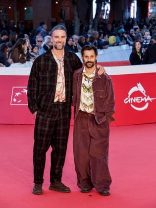 Roma Cinema Fest 2025, evening 5 - Red carpet film The Counterfeiter. Pictured: Luca Calvani and Alessandro Franchini.  Copyright: xMarcoxProvvisionatox xipa-agency.netx xDxAvanzo Landi Provvisionatox IPA_Agency_IPA66821786