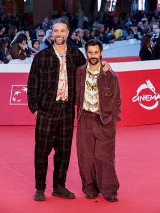 Roma Cinema Fest 2025, evening 5 - Red carpet film The Counterfeiter. Pictured: Luca Calvani and Alessandro Franchini.  Copyright: xMarcoxProvvisionatox xipa-agency.netx xDxAvanzo Landi Provvisionatox IPA_Agency_IPA66821788