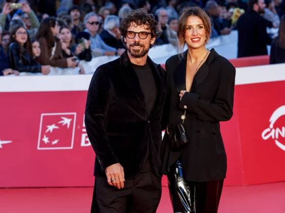 Roma Cinema Fest 2025, evening 5 - Red carpet film The Counterfeiter. Pictured: Francesco Montanari and Federica Sorino.  Copyright: xMarcoxProvvisionatox xipa-agency.netx xDxAvanzo Landi Provvisionatox IPA_Agency_IPA66821820