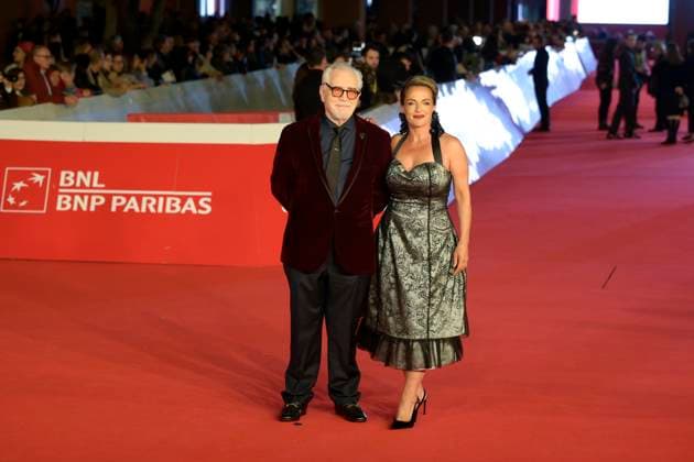 Glenrothan red carpet in Rome, Italy - 19 Oct 2025 Brian Cox (l) and Nicole Ansari Cox (r) attend the Glenrothan red carpet at Auditorium Parco della Musica at Rome Film Fest 2025. Rome Italy Copyright: xMarioxCartellix xSOPAxImagesx _DSC8223