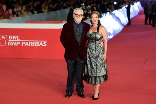 Glenrothan red carpet in Rome, Italy - 19 Oct 2025 Brian Cox (l) and Nicole Ansari Cox (r) attend the Glenrothan red carpet at Auditorium Parco della Musica at Rome Film Fest 2025. Rome Italy Copyright: xMarioxCartellix xSOPAxImagesx _DSC8226