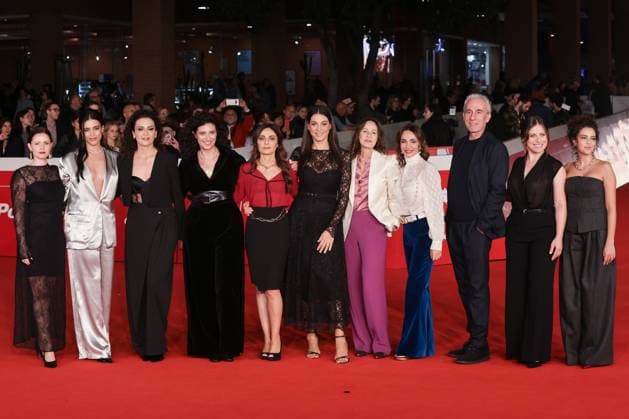 Rome, Italy, Italy: Roma Cinema Fest 2025, evening 5 - Red carpet film Pirandello The Giant in Love In the cast photo Rome Italy  - ZUMAp169 20251019_zea_p169_899 Copyright: xMarcoxProvvisionatox