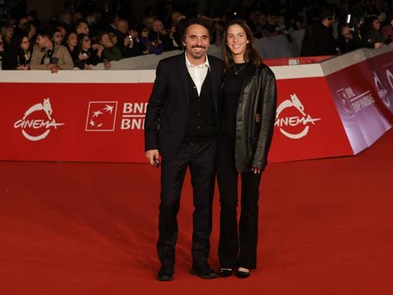 Roma Cinema Fest 2025, evening 5 - Red carpet film Brunori Sas – Il Tempo Delle Noci In the photo Piergiorgio Bellocchio and daughter  Copyright: xMarcoxProvvisionatox xipa-agency.netx xDxAvanzo Landi Provvisionatox IPA_Agency_IPA66829199