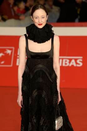 Good boy red carpet in Rome, Italy - 19 Oct 2025 Andrea Riseborough attends the Good boy movie red carpet at Auditorium Parco della Musica at Rome Film Fest 2025. Rome Italy Copyright: xMarioxCartellix xSOPAxImagesx _DSC8310