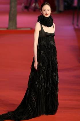 Good boy red carpet in Rome, Italy - 19 Oct 2025 Andrea Riseborough attends the Good boy movie red carpet at Auditorium Parco della Musica at Rome Film Fest 2025. Rome Italy Copyright: xMarioxCartellix xSOPAxImagesx _DSC8326