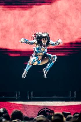 Katy Perry live in Copenhagen, Denmark Copenhagen, Denmark. 19th, October 2025. The American singer and songwriter Katy Perry performs a live concert at Royal Arena in Copenhagen. Denmark, Copenhagen  Copyright: xGonzalesxPhoto LassexLagonix