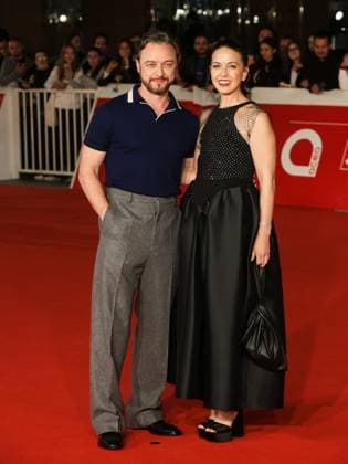 Roma Cinema Fest 2025, evening 5 - Red carpet film California Schemin Pictured: James McAvoy and Lisa Liberati  Copyright: xMarcoxProvvisionatox xipa-agency.netx xDxAvanzo Landi Provvisionatox IPA_Agency_IPA66831518