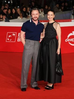 Roma Cinema Fest 2025, evening 5 - Red carpet film California Schemin Pictured: James McAvoy and Lisa Liberati  Copyright: xMarcoxProvvisionatox xipa-agency.netx xDxAvanzo Landi Provvisionatox IPA_Agency_IPA66831503