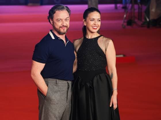Roma Cinema Fest 2025, evening 5 - Red carpet film California Schemin Pictured: James McAvoy and Lisa Liberati  Copyright: xMarcoxProvvisionatox xipa-agency.netx xDxAvanzo Landi Provvisionatox IPA_Agency_IPA66831520