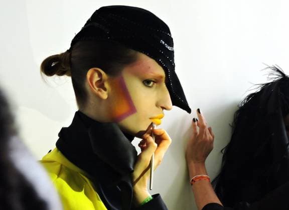 RECORD DATE NOT STATED Davi Ramos hat parade sao paulo (sp), 10 18 2025 - moda spfw desfiles n60 - davi ramos hats fashion show brought together several veteran models such as ana claudia michels, luciana curtis and caroline ribeiro, at pacubra in ibirapuera in sao paulo. (Foto: Leandro Chemalle Thenews2 imago images) Davi Ramos hat parade  Copyright: xLeandroxChemallex