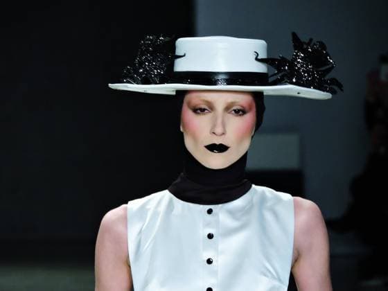 RECORD DATE NOT STATED Davi Ramos hat parade sao paulo (sp), 10 18 2025 - moda spfw desfiles n60 - davi ramos hats fashion show brought together several veteran models such as ana claudia michels, luciana curtis and caroline ribeiro, at pacubra in ibirapuera in sao paulo. (Foto: Leandro Chemalle Thenews2 imago images) Davi Ramos hat parade  Copyright: xLeandroxChemallex