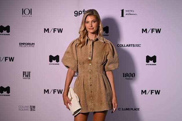 MELBOURNE FASHION WEEK 2025, Mary Vitinaros poses for a photo during the Melbourne Fashion Week Media preview in Melbourne, Monday, October 20, 2025. ( NO ARCHIVING MELBOURNE VICTORIA AUSTRALIA  Copyright: xJAMESxROSSx 20251020132748759370