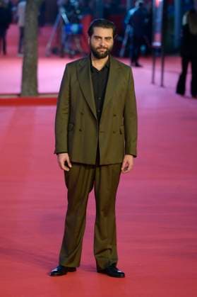 Il Falsario red carpet in Rome, Italy - 19 Oct 2025 Pierluigi Gigante attends the red carpet of movie Il Falsario during the Rome Film Fest 2025 at Auditorium Parco della Muisca. Rome Italy Copyright: xMarioxCartellix xSOPAxImagesx _DSC7933